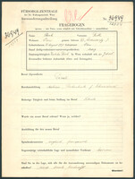 Applicant: Stark, Ruth; born 31.8.1917 in Vienna (Austria); single.
