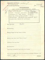 Applicant: Rosenberg, Chil Simche; born 19.10.1903 in Grodzisk; single.
