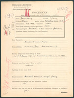Applicant: Rosenberg, Franz; born 30.10.1889 in Vienna (Austria); married.