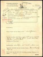 Applicant: Steckel, Markus; born 2.7.1890 in Ternopilʹ (Ukraine); single.