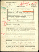 Applicant: Rosenberg, Ludwig; born 10.2.1869 in Sátoraljaújhely (Hungary); married.