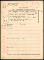 Applicant: Steiner, Emanuel; born 16.3.1913 in Rača (Bratislava, Slovakia); single.