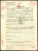 Applicant: Steiner, Erwin; born 20.2.1914 in Berlin Dust, Wien; single.