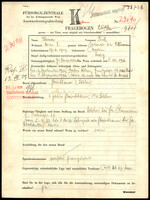 Applicant: Steiner, Fritz; born 17.2.1919 in Berlin (Germany); single.