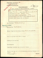 Applicant: Leitner, Emanuel; born 21.5.1915 in Vienna (Austria); single.