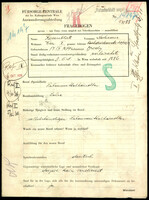 Applicant: Rosenblatt, Nechemie; born 17.9.1874 in Brody (Lʹvivsʹka oblastʹ, Ukraine); married.