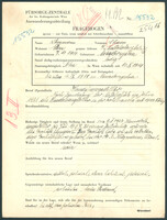 Applicant: Klugmann, Chaim; born 7.10.1900 in Monasterzyska; single.