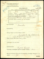 Applicant: Löwy, Friedrich; born 2.5.1905 in Vienna (Austria); single.