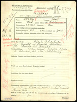 Applicant: Löwy, Hans; born 5.4.1905 in Vienna (Austria); married.