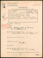Applicant: Koblitz, Josef Israel; born 2.4.1914 in Vienna (Austria); single.