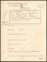 Applicant: Kohn, Adele; born 17.11.1869 in ölsch; widowed.