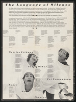 A Poster - 'Boker Mime Theatre'.