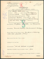 Applicant: Gottesmann, Mordko; born 12.4.1889 in Lysi︠a︡nka (Ukraine); single.