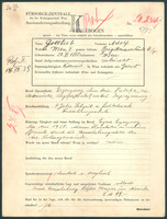 Applicant: Gottlieb, Adolf; born 23.11.1883 in Vienna (Austria); married.