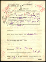 Applicant: Moldauer, Wolf; born 4.1.1869 in Stanislau; married.