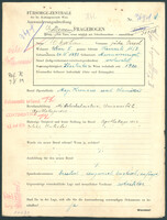Applicant: Okszhorn, Juda Israel; born 24.4.1893 in Maramarosszigat; married.
