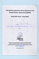 World ORT UNION: 1949 Budget Requirements for National Organizations in Uruguay, Brasil, Argentina, Bolivia and Cuba.