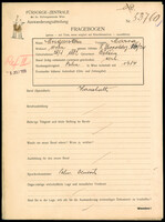 Applicant: Morgenstern, Maria; born 28.1.1882 in Bédžin (Poland); married.