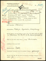 Applicant: Müller, Alex; born 8.4.1908 in Galanta (Slovakia); married.