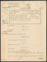 Applicant: Szapira, Ida Sara; born 19.8.1909 in Vienna (Austria); married.