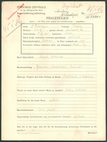 Applicant: Götzlinger, Friedrich; born 31.8.1895 in Mostar (Bosnia and Herzegovina); married.
