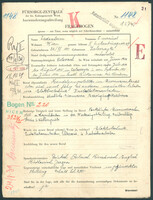 Applicant: Ladenheim, Emanuel; born 22.12.1891 in Zaleszczyki; married.
