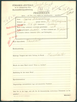 Applicant: Schmosch, Marie; born 24.10.1900 in Lublin; married.