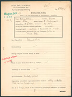 Applicant: Schmulewicz, Sumer; born 15.4.1883 in Czortków; widowed.
