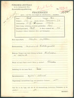 Applicant: Spatz, Sara; born 27.12.1914 in Sokolowka; single.