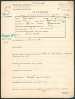 Applicant: Schneider, Eugen; born 30.3.1914 in Stinkenbrunn (Austria); single.