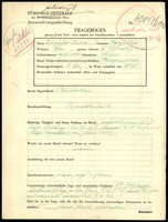 Applicant: Schneider Sturm, Margitta; born 16.11.1888 in Vienna (Austria); widowed from WWI.
