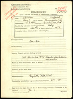 Applicant: Schneider, Siegfried; born 15.7.1915 in Gurahumora (Romania); single.