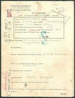 Applicant: Spiegel, Sulamith; born 13.4.1908 in Bolechow (Ukraine); single.