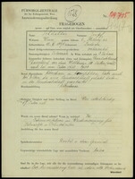 Applicant: Schächter, Josef; born 10.3.1891 in Zadowa (Ukraine); married.