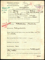 Applicant: Steiner, Richard; born 21.7.1889 in Vienna (Austria); married.