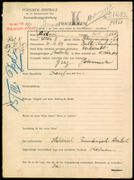 Applicant: Sterensis, Leib; born 21.2.1899 in Bălți (Moldova); married.
