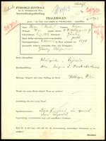 Applicant: Stern (Strehn), Eugen; born 6.2.1883 in Güssing (Austria); divorced.
