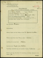 Applicant: Schächter, Schewa; born 4.4.1914 in Marijampolė (Lithuania); single.