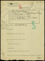 Applicant: Schäfer, Heinz Israel; born 10.6.1923 in Vienna (Austria); single.