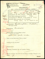 Applicant: Kraus, Josef; born 11.10.1902 in Pohořelice (Jihomoravsky kraj, Czech Republic); single.