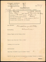 Applicant: Krawetz, Wolf Israel; born 1.12.1906 in Z︠H︡ytomyr (Ukraine); single.