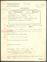 Applicant: Schwarcz, Gertrud; born 10.5.1912 in Vienna (Austria); single.