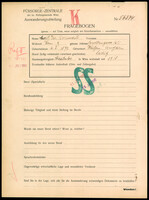 Applicant: Kollmann, Moritz Jsr; born 4.8.1873 in Waitzen (Hungary); single.
