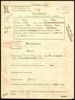 Applicant: Kress, Chaim; born 1897 in Sieniawa; married.