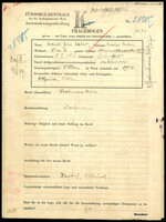 Applicant: Kressl (false Haber), Anschel Rubin; born 1.2.1880 in Zabolotiv (Ukraine); married.