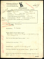 Applicant: Krochmal, David; born 13.11.1906 in Vienna (Austria); married.