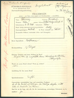 Applicant: Schwarz, Friedrich; born 6.9.1906 in Vienna (Austria); single.