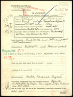 Applicant: Kolisch, Sigmund; born 27.7.1881 in Vienna (Austria); married.