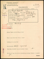 Applicant: Koppel, Margarethe; born 24.9.1907 in Sárvár (Hungary); widowed.
