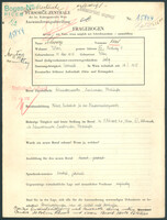 Applicant: Schwarz, Karl; born 19.5.1915 in Vienna (Austria); single.
